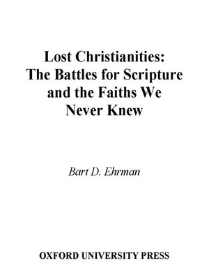 cover image of Lost Christianities